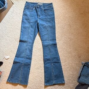 Levi’s 726 HIGH RISE FLARE SPLIT HEM WOMEN'S JEANS